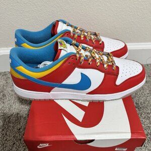 Nike x LeBron James Dunk Low "Fruity Pebbles" sneakers